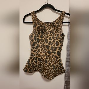 Leopard tank top